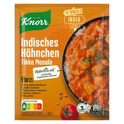 Knorr Fix für Indisches Hähnchen Tikka Masala 36g