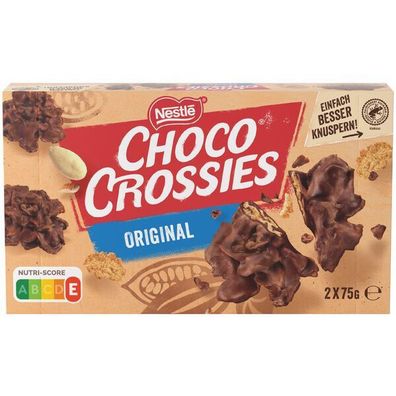 Nestle Choco Crossies Classic Schokolade Cornflakes Pralinen 9x150 g Pg.