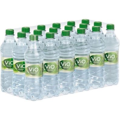 18 Flaschen Vio Medium a 0,5 L inkl Einwegpfand Vio Mineralwasser