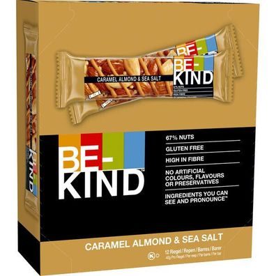 BE-KIND Caramel Almond & Sea Salt 12x40g Riegel