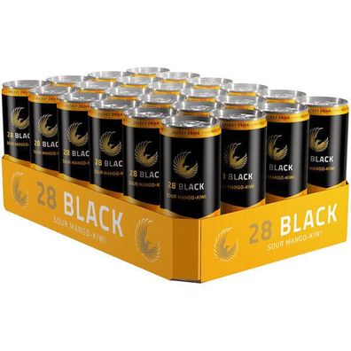 28 Black Sour Mango Kiwi 24x 250ml Dose inkl. 6,00 € Einweg Pfand