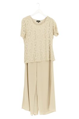 KRISS Kostüm mit Kleid Damen beige Gr. 40