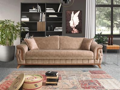 Sofa Couch Dreisitzer Modern Polster Sitz Design Textil Couchen Sofas