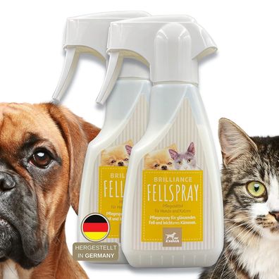 Entfilzungsspray Hunde I Fellpflege Hund Katze für Langhaar zum Entfilzen 2St.