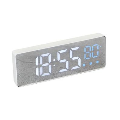 0715 Elektronische Uhr mit sprachaktivierter LED-Stummschaltung, Datumstemperaturanze