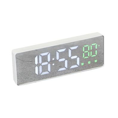 0715 Elektronische Uhr mit sprachaktivierter LED-Stummschaltung, Datumstemperaturanze