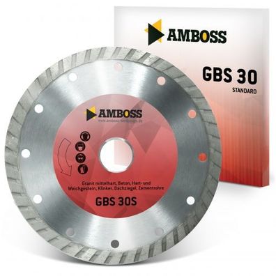 Amboss Werkzeuge GBS 30S Standard Diamant Trennscheibe für Winkelschleifer