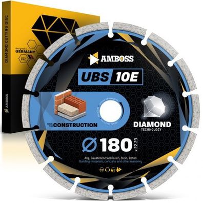 Amboss Werkzeuge UBS 10E Eco Diamant Trennscheibe für Winkelschleifer