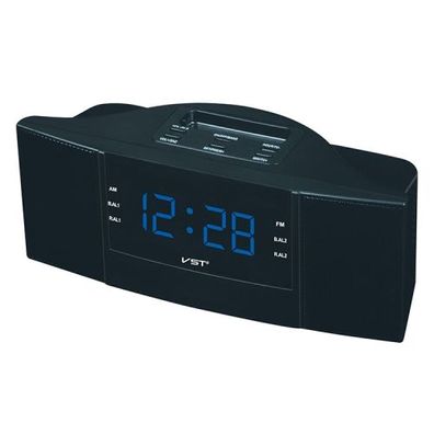 Uhrsteuerung, Radio, LED-Uhr, AM/ FM, digitales Geschenk (blau)