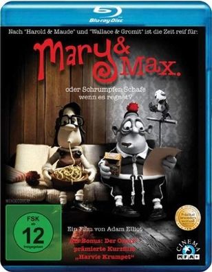 Mary & Max - Oder Schrumpfen Schafe wenn es regnet? (Blu-Ray] Neuware
