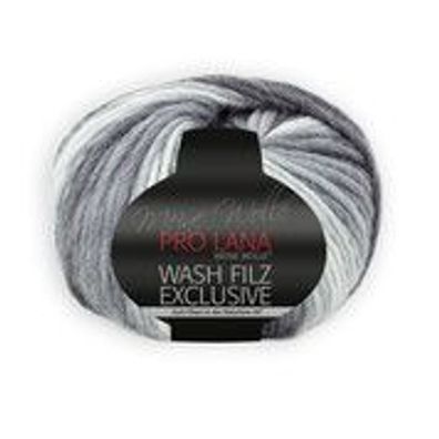 100g "Wash-Filz Exclusive" - Streifen in schöner Farbkombination