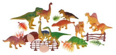 Dinosaurier Spielfiguren Set - 22 Teile - Kinder Dino Tier Spielzeug Figuren