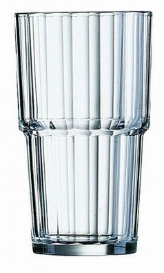 6x Becher-/ Longdrinkglas Norvege Inhalt 0,32 l Glas, kleines Glas