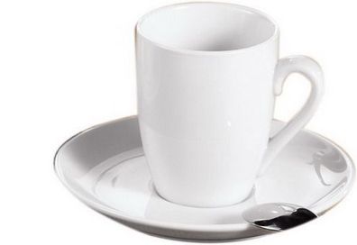 6x Café Grande-/ Macchiato-Tasse - Inhalt 0,16 ltr - Pappbecher, Kaffeetasse
