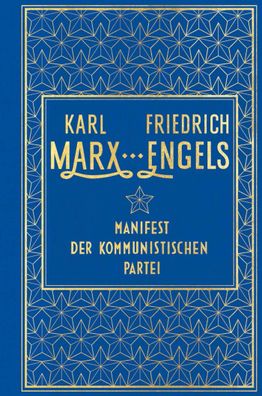 Manifest der Kommunistischen Partei Leinen mit Goldpraegung Marx, K