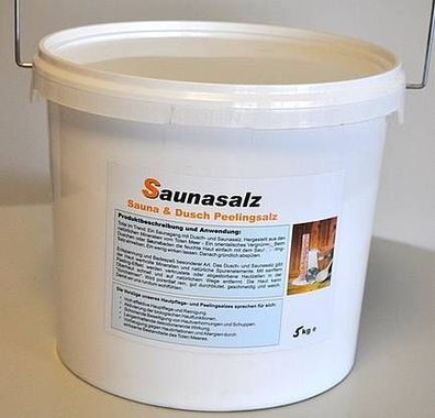 5 kg Warda Peelingsalz, duftneutral für Dusche und Sauna, Totes-Meer-Salz