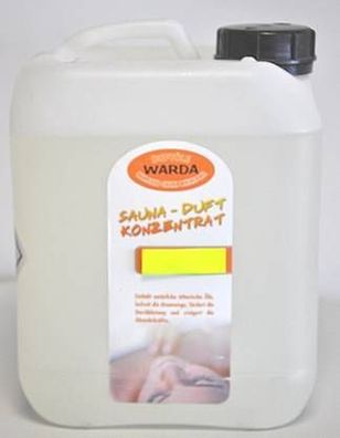 5 l Warda Aufguß Eislimone für die Sauna, Konzentrat, Saunaaufguss