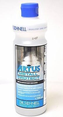 500 ml Artus Metall Protect, Metall-/ Edelstahlpflege, 500 ml Flasche