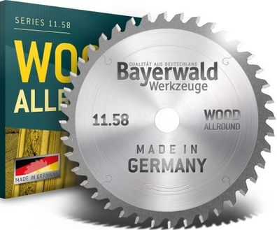 Bayerwald - HM Kreissägeblatt für Holz - Ø 250 mm x 3.0 mm x 32 mm | WZ negativ