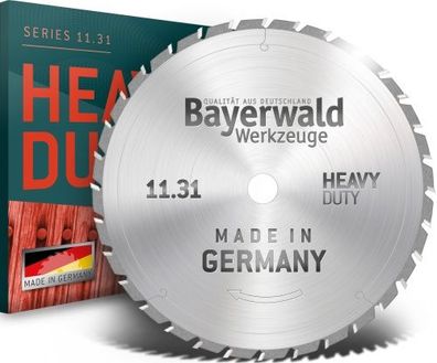 Bayerwald - HM Kreissägeblatt - Ø 500 mm x 4,0 mm x 35 mm | Flachzahn mit Fase (