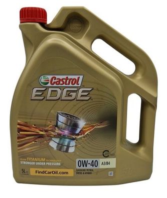 Castrol Edge Fluid Titanium 0W-40 A3/ B4 5 Liter