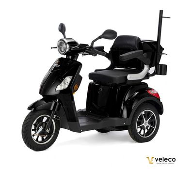 Veleco Draco Seniorenmobil 3 Rädern 800W, 12 km/ h, Schwarz