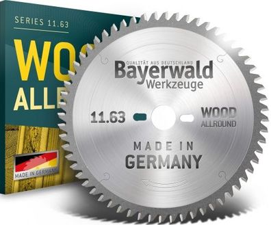 Bayerwald - HM Tischkreissägeblatt Ø 254 mm x 2,8 mm x 30 mm (Für Spanplatten, P