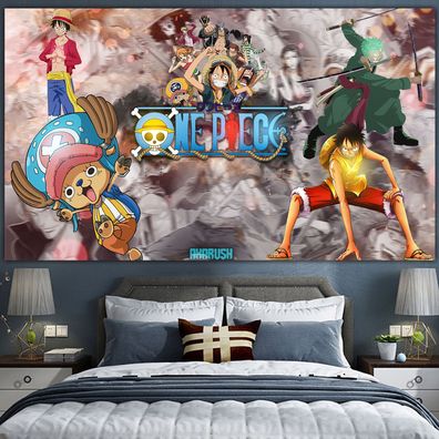 Sabo Luffy Hintergrund Tuch Kinder One Piece Zoro Wandbehänge Wandteppich Geschenk