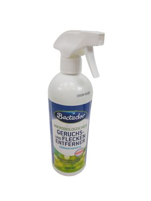 Bactador Geruchs- und Fleckenentferner SPRAY 750 ml Geruchsvernichter Reinigung