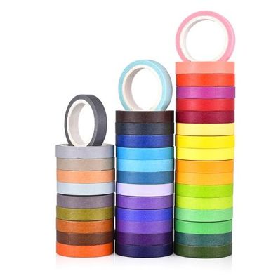 40 Farben/ Set einfarbiges Regenbogenband, handgefertigte DIY-Handbuchmaterialien
