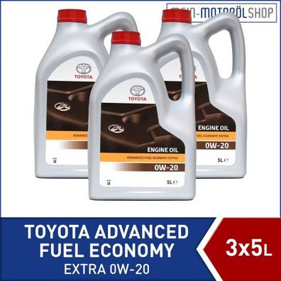 Toyota Advanced Fuel Economy Extra 0W-20 3x5 Liter