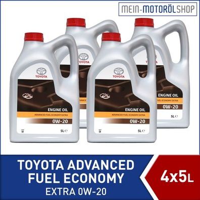 Toyota Advanced Fuel Economy Extra 0W-20 4x5 Liter