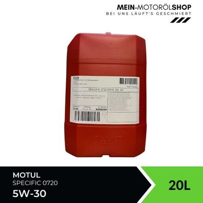 Motul Specific 0720 5W-30 20 Liter