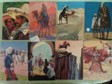 sehr alte Postkarten AK Orania Karl May gesammelte Werke "wie gemalt"