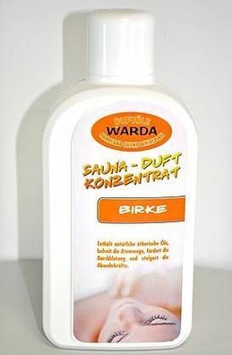 Warda Aufguß Birke 1l für die Sauna, Konzentrat, Saunaaufguss