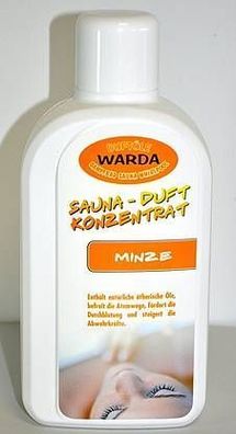Warda Aufguß Minze 1l für die Sauna, Konzentrat, Saunaaufguss