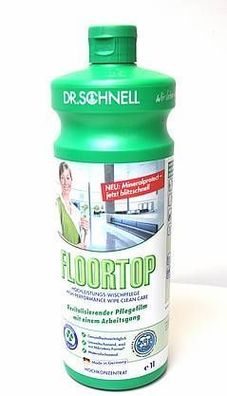 Floortop 1l Hochleistungswischpflege 1 l Flasche