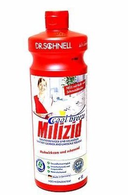 Milizid Cool Breeze 1l, Sanitärreiniger mit Schaumkanone, 1 l Flasche