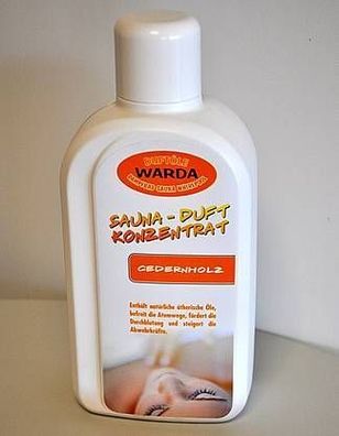 Warda Aufguß Cedernholz 1l für die Sauna, Konzentrat, Saunaaufguss