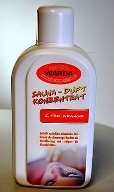 Warda Aufguß Citro-Orange 1l für die Sauna, Konzentrat, Saunaaufguss