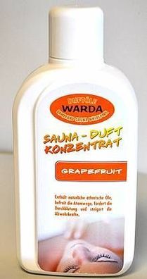Warda Aufguß Grapefruit 1l für die Sauna, Konzentrat, Saunaaufguss