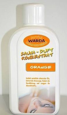 Warda Aufguß Orange 1l für die Sauna, Konzentrat, Saunaaufguss