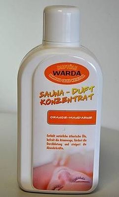 Warda Aufguß Orange/ Mandari 1l für die Sauna, Konzentrat, Saunaaufguss