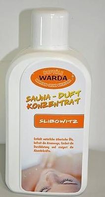 Warda Aufguß Slibowitz 1l für die Sauna, Konzentrat, Saunaaufguss