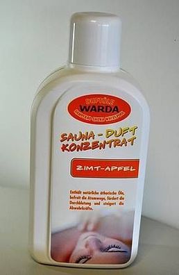 Warda Aufguß Zimt Apfel 1l für Sauna, Konzentrat, Saunaaufguss