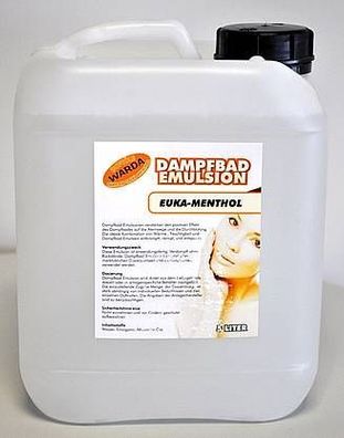 Warda Emulsion Euka-Menthol 5l für das Dampfbad, entspannende Wirkung