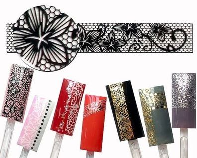 Nailart Sticker Aufkleber Nagel Tattoo Nageldesign Ornamente Streifen HBJY003