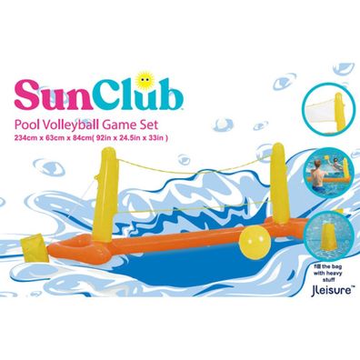 Pool Volleyball Set Maße 234 x 63 x 84 cm