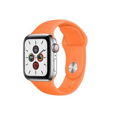Apple Sport Band für Watch (38/40/41mm) Sportarmband (1x S/ M und 1x M/ L) Orange