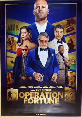 Operation Fortune - Original Kinoplakat A0 - Jason Statham, Aubrey Plaza - Filmposter